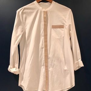 J. Crew Collection- White Button-Down